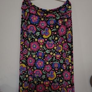 LuelaRoe colorful maxi skirt